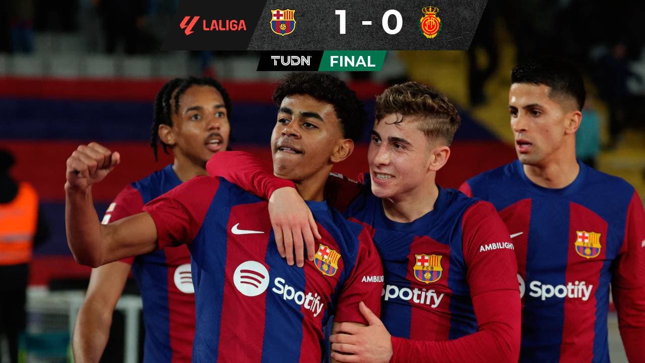 Barcelona gana al Mallorca de Javier Aguirre con gol de Lamine