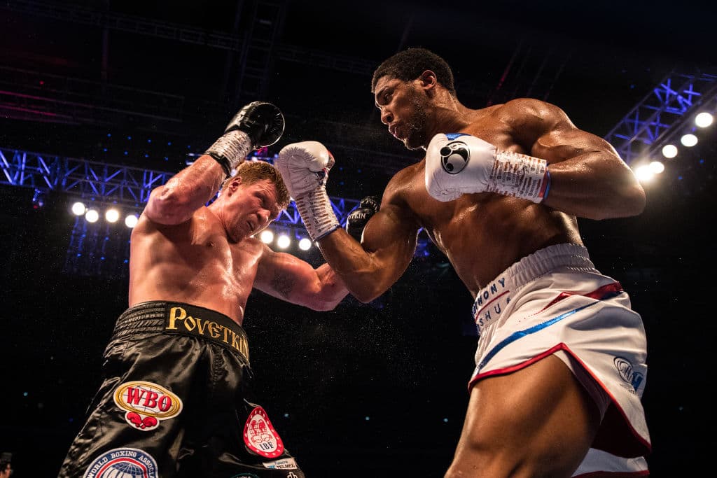 Después del nocaut en el séptimo asalto en Wembley Stadium el sábado pasado de Anthony Joshua sobre Alexander Povetkin, así quedan las clasficaciones en la división de los completos.