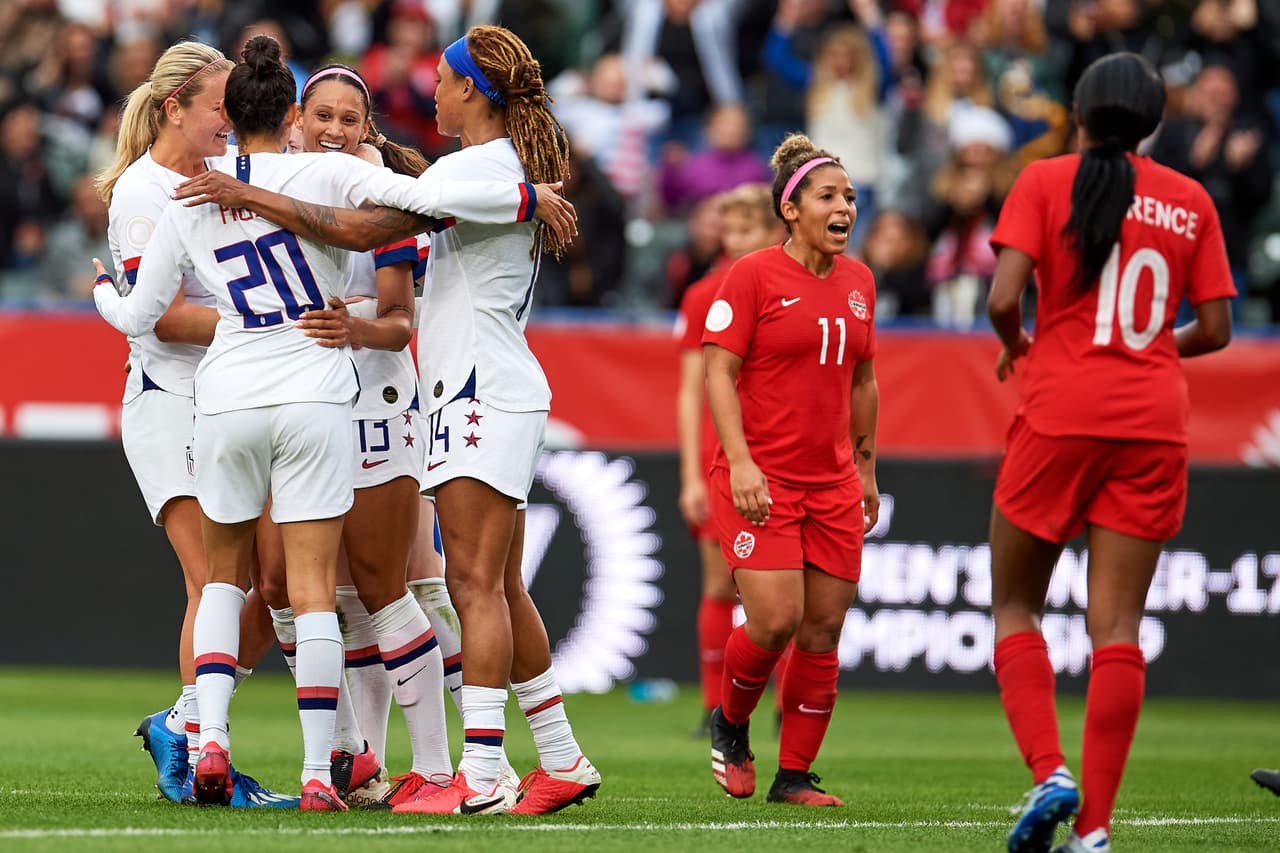 Estados Unidos golea a Canadá 3-0 con goles de Williams, Horan y Rapinoe y se queda con el Preolímpico de Concacaf.