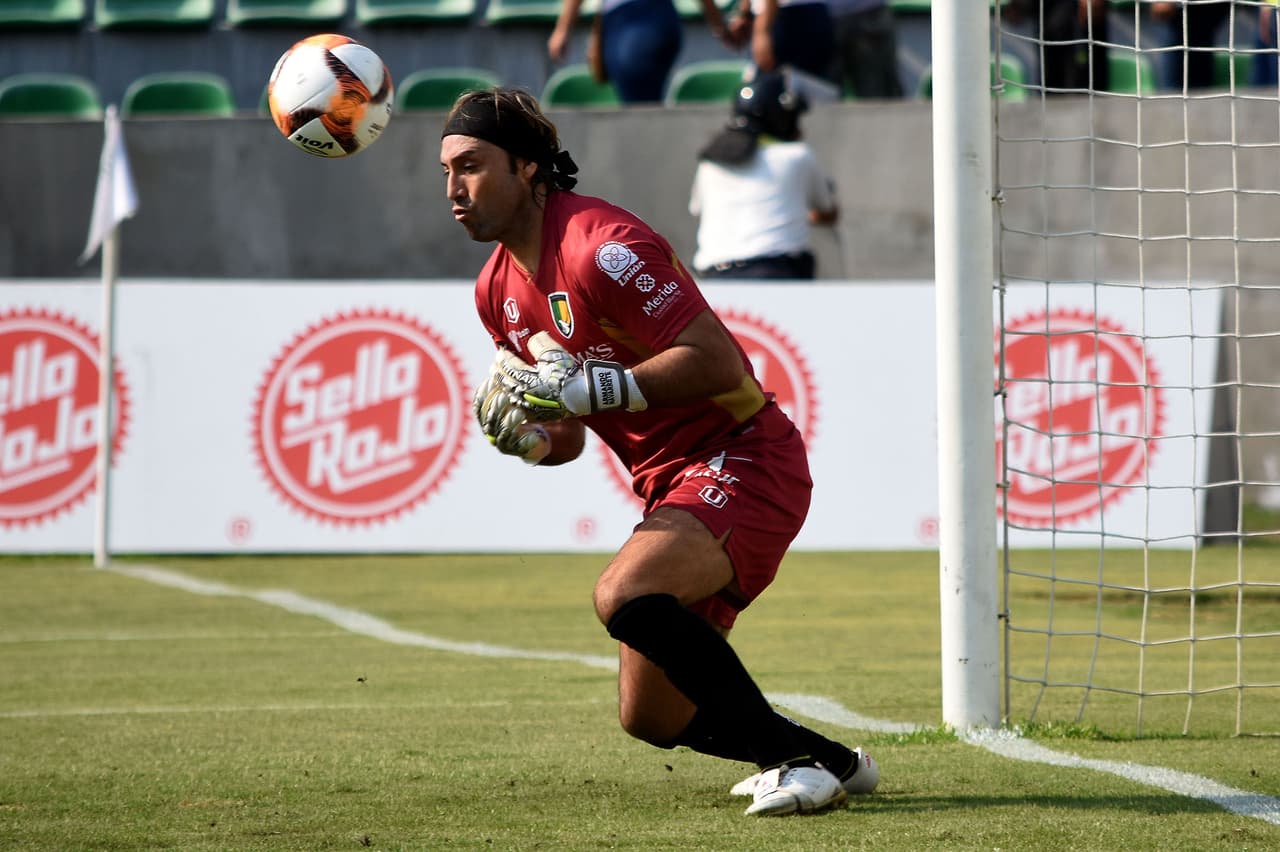 Armando Navarrete, durante el juego de vuelta de los Cuartos de Final del torneo Clausura 2019 del Ascenso MX entre Atlético Zacatepec y Venados de Mérida.