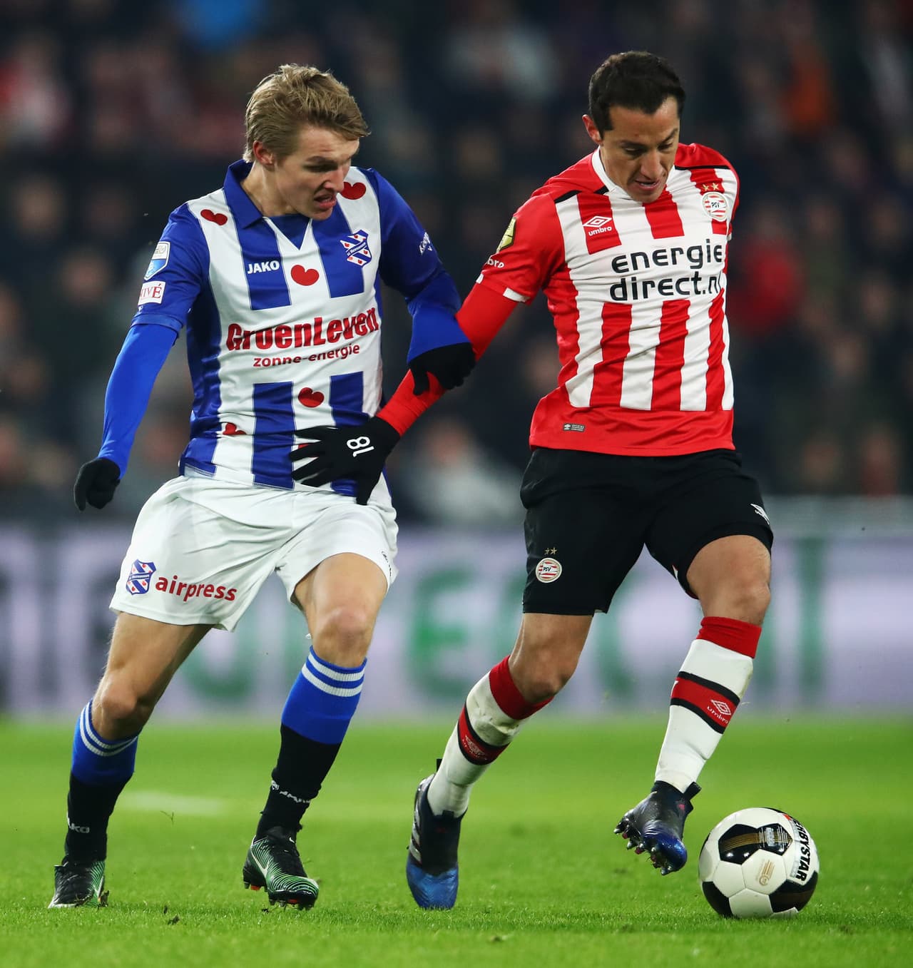 Compañero de Moreno en PSV Eindhoven, Andrés Guardado es la cuota de veteranía en el equipo y también estará en Europa League.