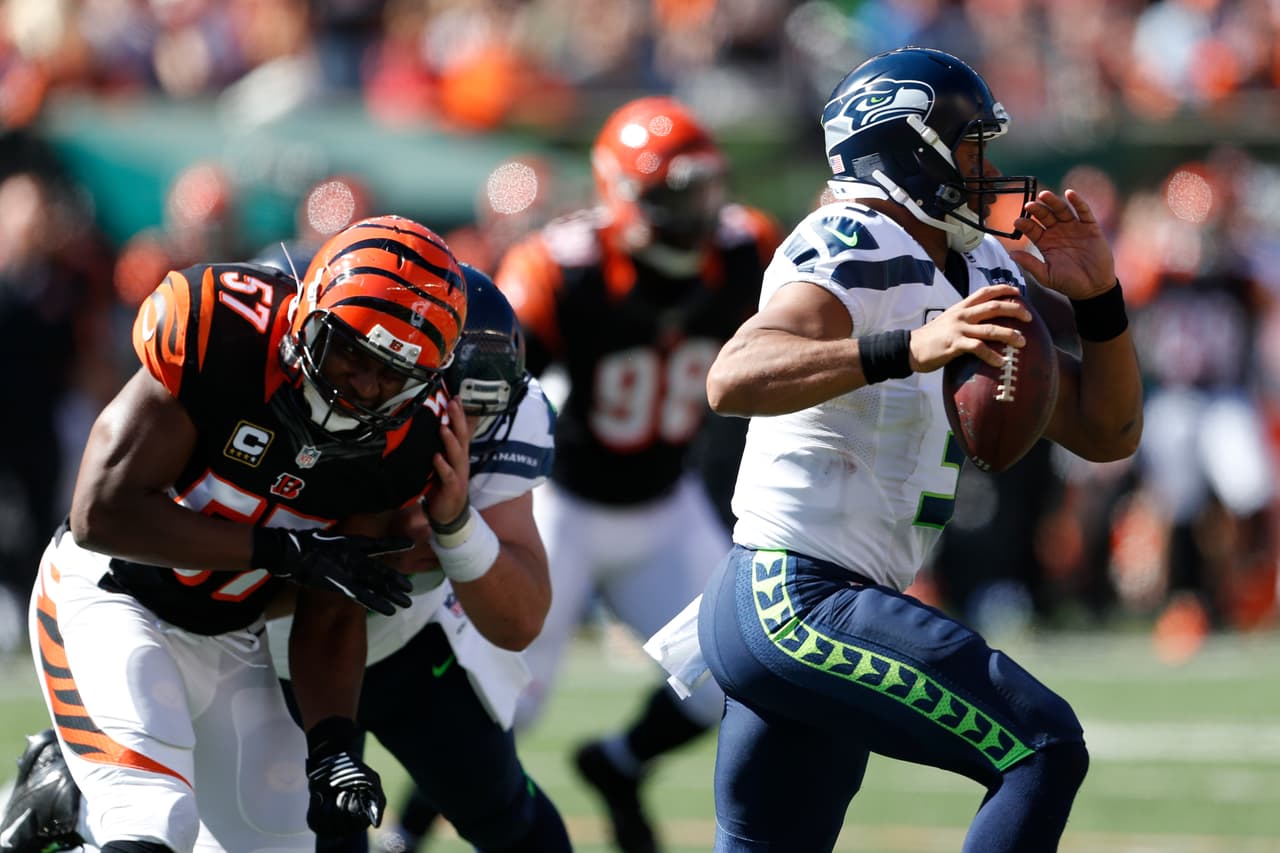 Checa las mejores tomas del duelo de la Semana 5 en que los Cincinnati Bengals derrotaron en tiempo extra a los Seattle Seahawks por 27-24.