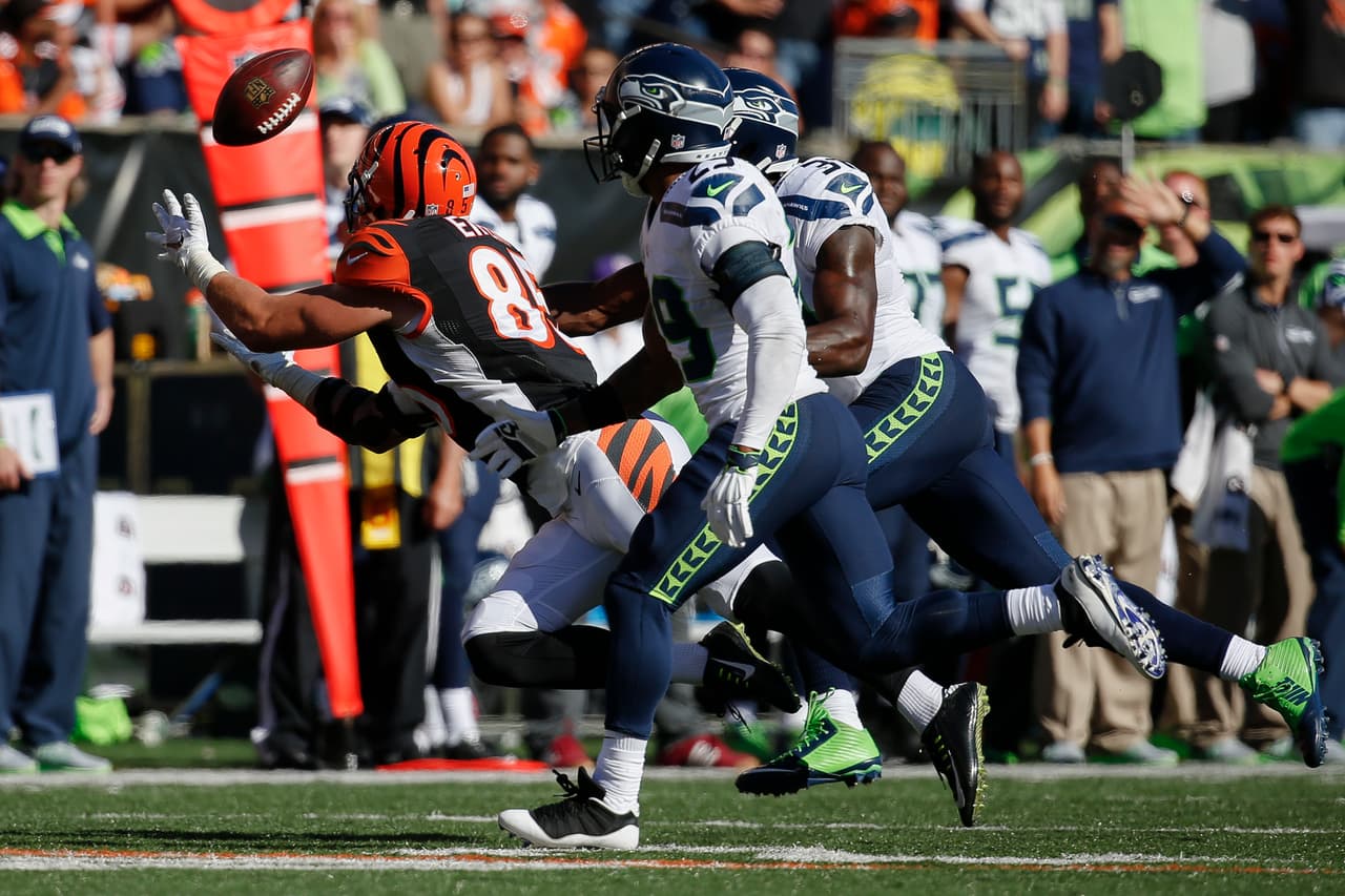 Checa las mejores tomas del duelo de la Semana 5 en que los Cincinnati Bengals derrotaron en tiempo extra a los Seattle Seahawks por 27-24.