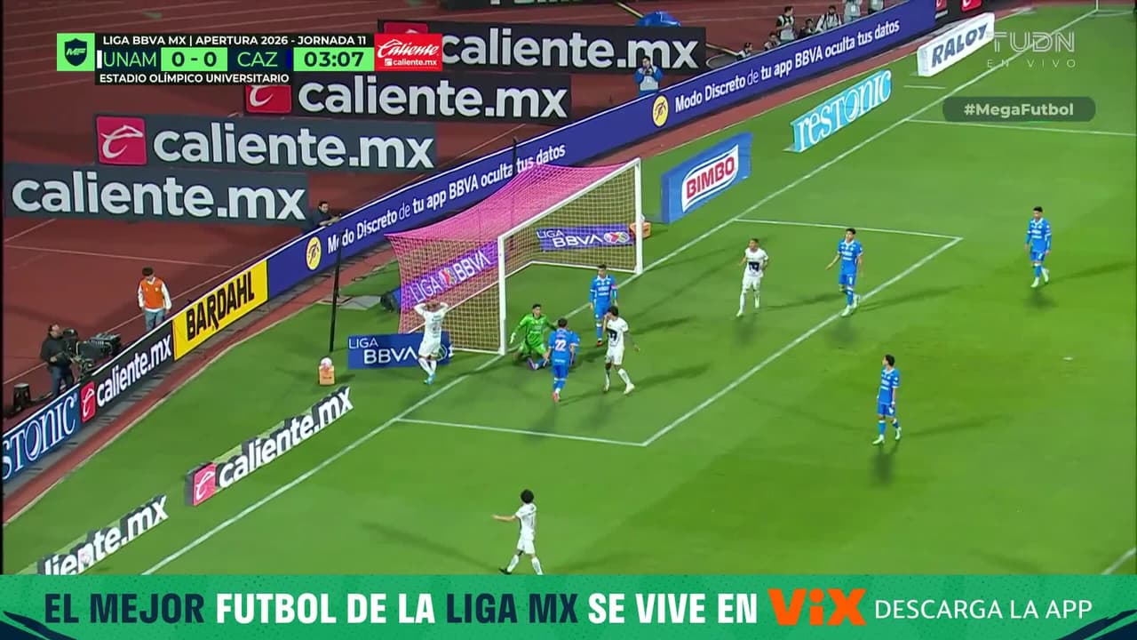 ¡Se salva Cruz Azul! Pumas no la pudo empujar ante el rebote de Mier