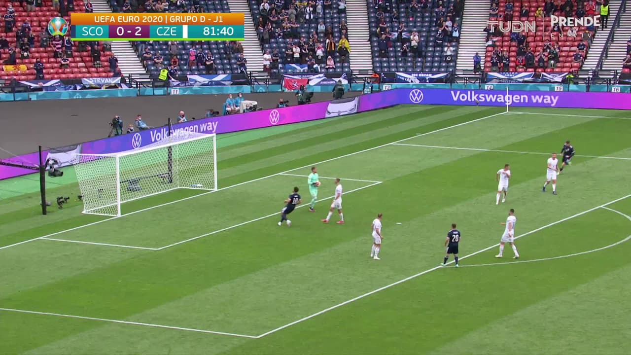 ¡TIRO ATAJADO! disparo por Kevin Nisbet.