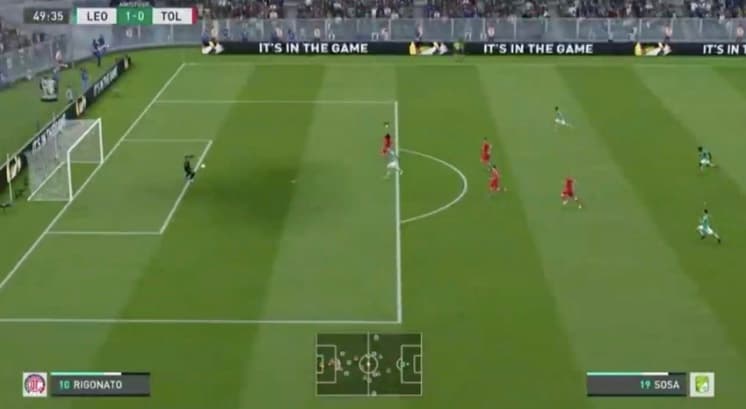 Con un control total desde el inicio del partido, Nicolás Sosa logra vencer al Toluca de Felipe Pardo y se enfrentarán a la Águilas del América en la final de la eLiga MX.