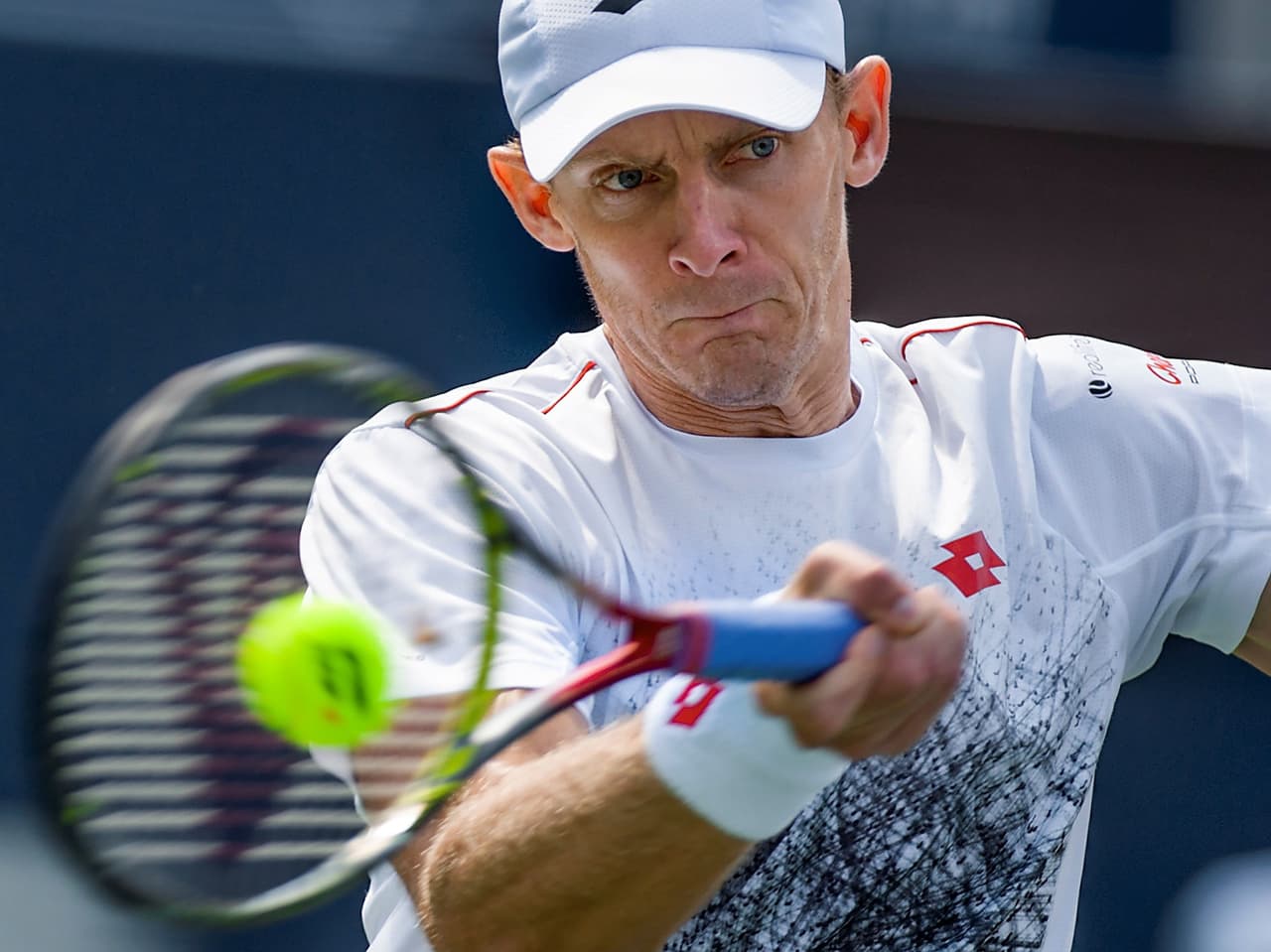 La potencia de Anderson es una de las cualidades que lo ha hecho sobresalir en el torneo.