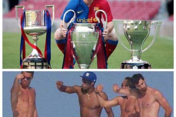 Las bromas no se hicieron esperar tras el título que obtuvo el Barcelona de la MSN con burlas para la Juventus, Real Madrid y hasta Cristiano Ronaldo.