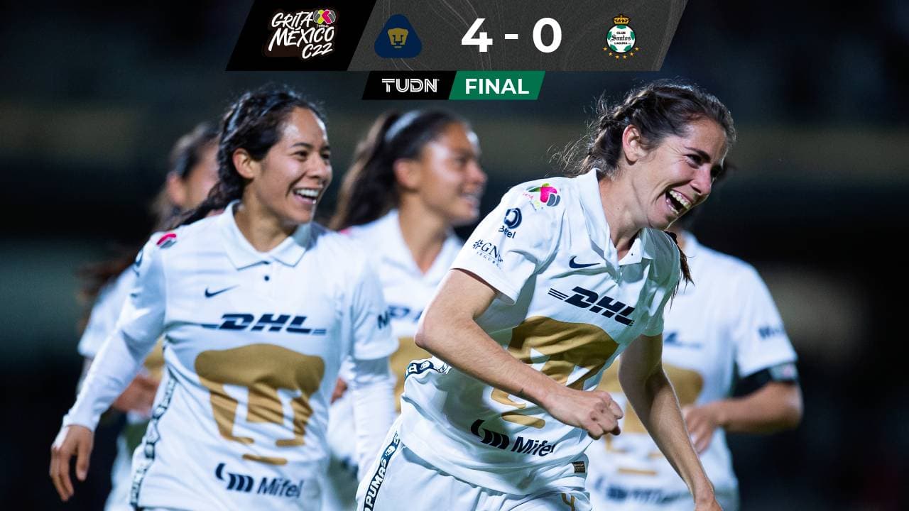 ¡Rugen las Pumas en CU y humillan con goliza a Santos!
