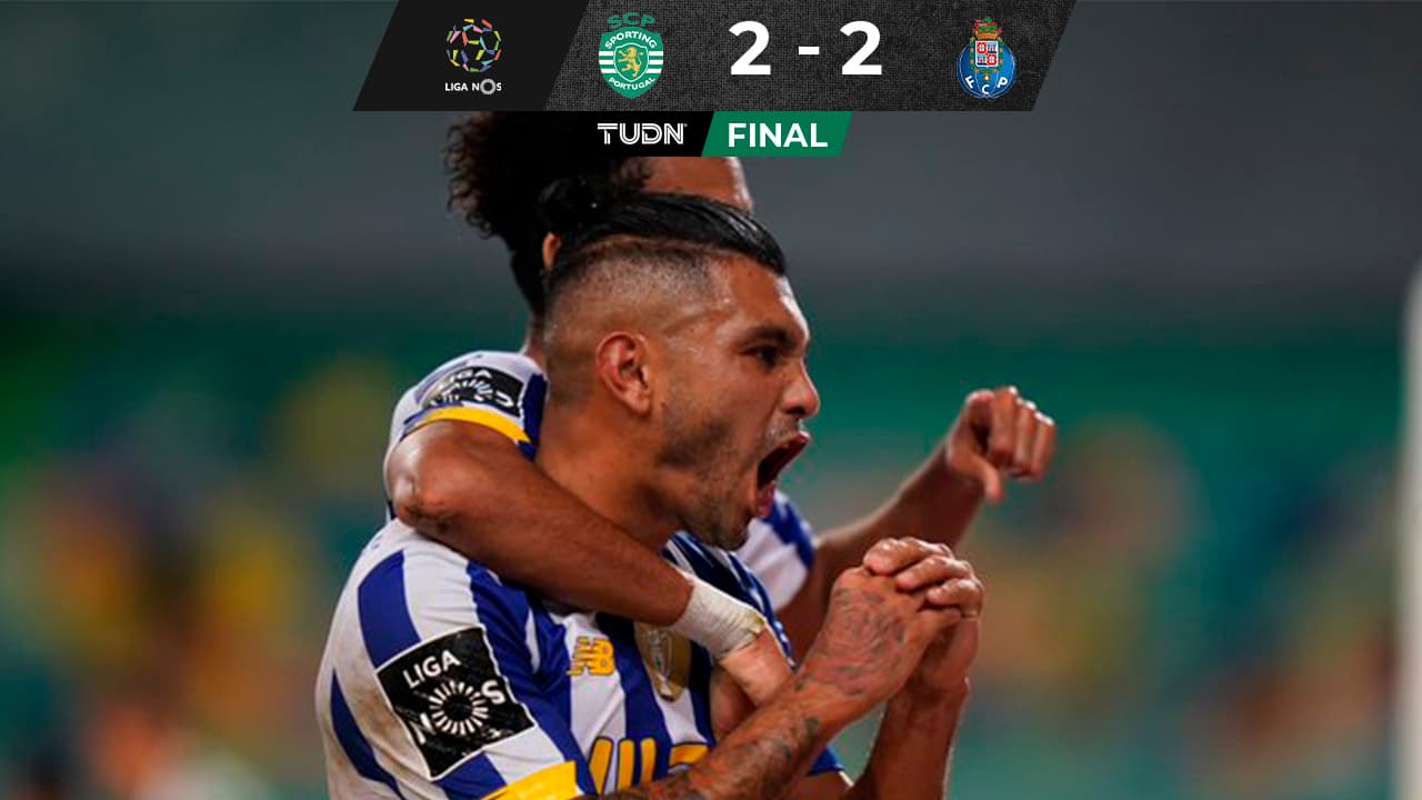 ¡Golazo de Tecatito! Sporting Lisboa le sacó el empate al Porto