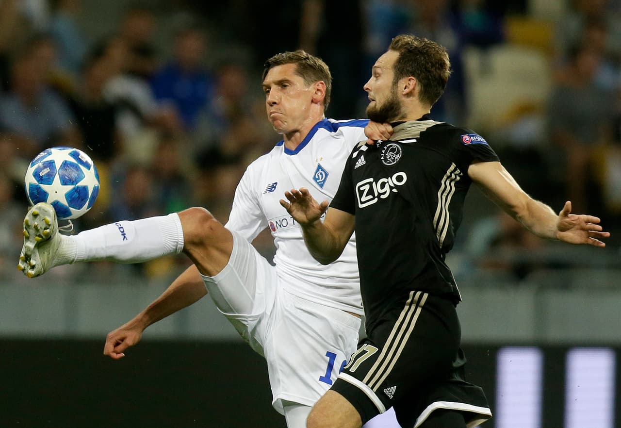 Dinamo de Kiev tuvo 6 remates, dos de ellos al arco, mientras que Ajax respondió con 27 disparos, 5 de ellos a portería.