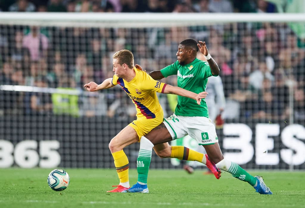 Remontada del Barça 2-3 al Betis con goles de Frenkie De Jong, Busquets y Lenglet; tres asistencias de Lionel Messi.