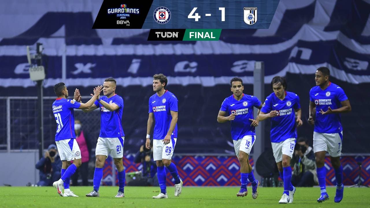 Cruz Azul gana con golazos su primer juego en el Azteca