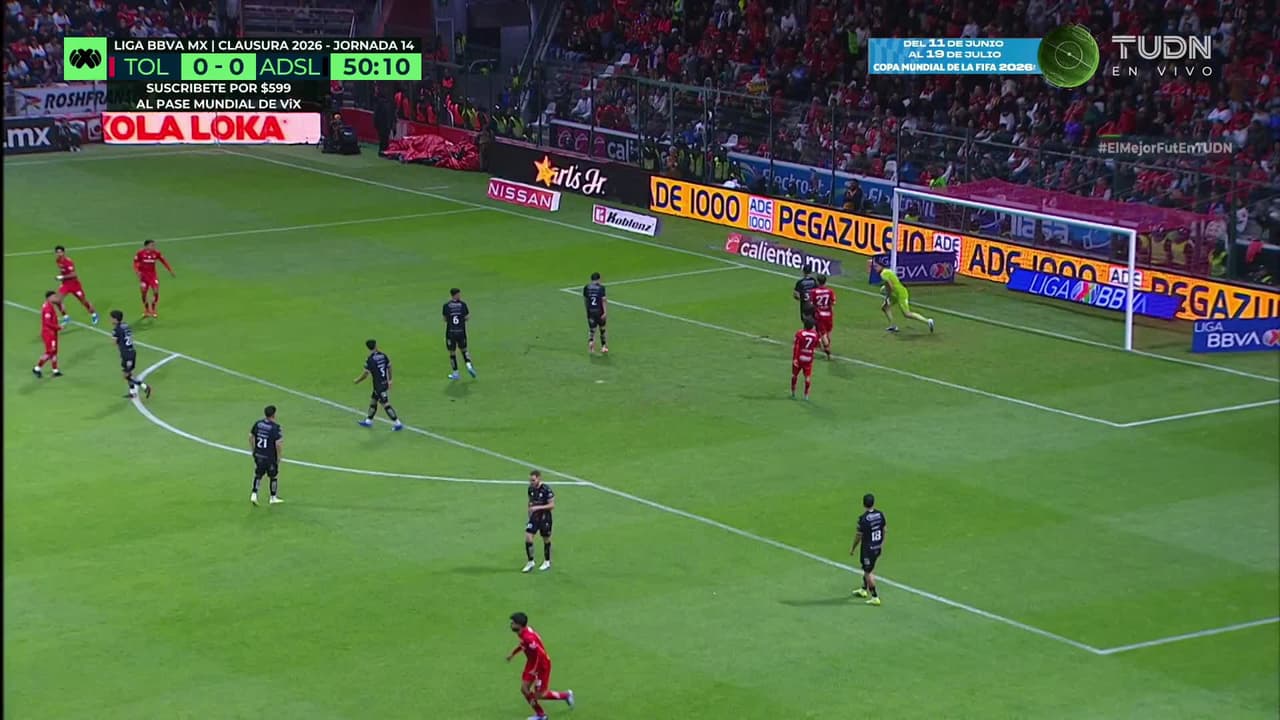 ¡TIRO ATAJADO! disparo por Alexis Vega.