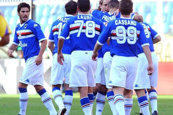 La 'Samp' insistió al ataque y a nueve minutos del silbatazo final Ziegler puso el 1-1.