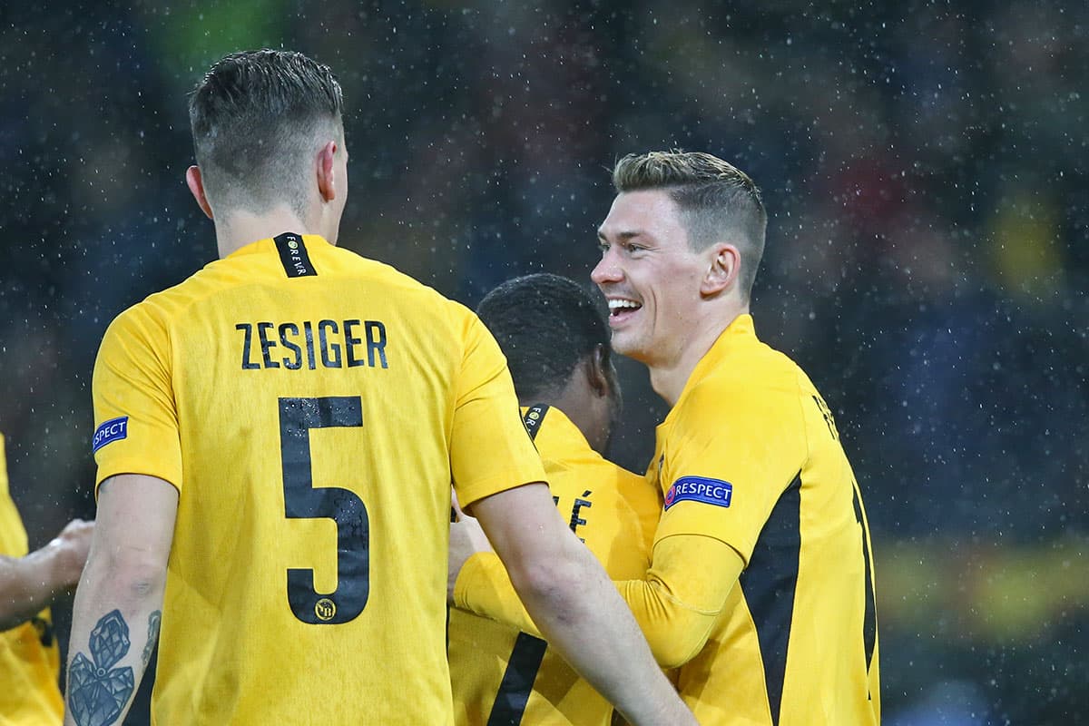 Jesús 'Tecatito' Corona disputó 84 minutos en el triunfo de los Dragones con doblete de Aboubakar en su visita ante Young Boys.