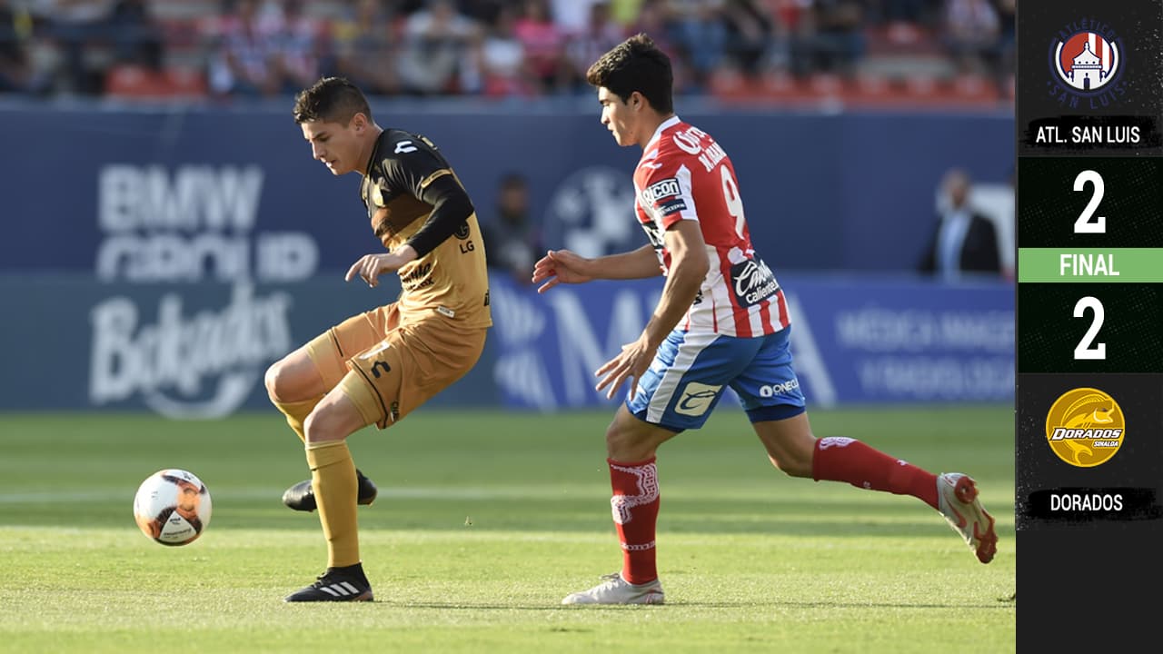San Luis y Dorados dividen puntos y se preparan para luchar por el ascenso.