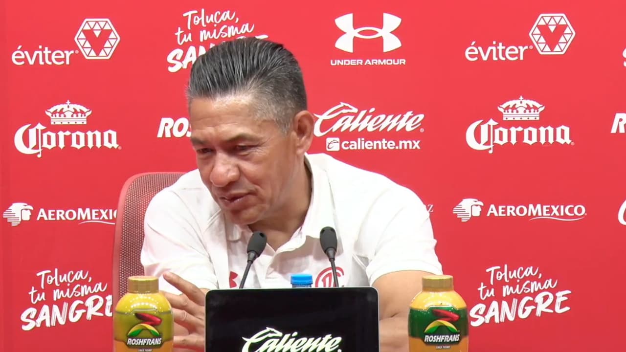 Nacho Ambriz defiende a sus delanteros pese a crisis de gol en Toluca