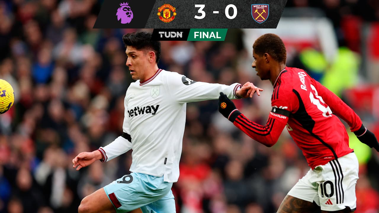 Edson Álvarez y West Ham no ganan en 2024; son goleados por el United