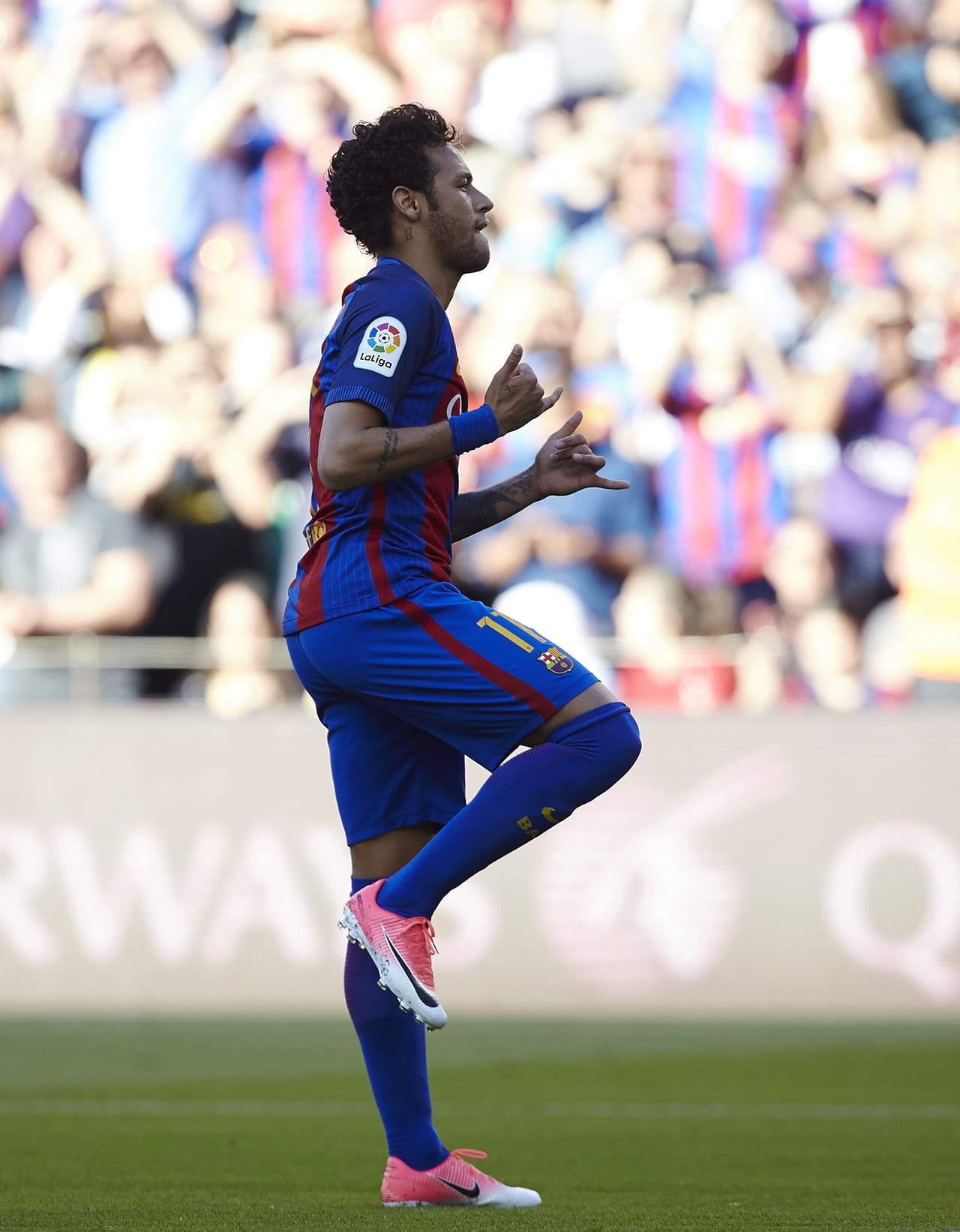 La primera alegría para la afición 'culé' que ya pensaba en otra tarde brillante de su equipo.