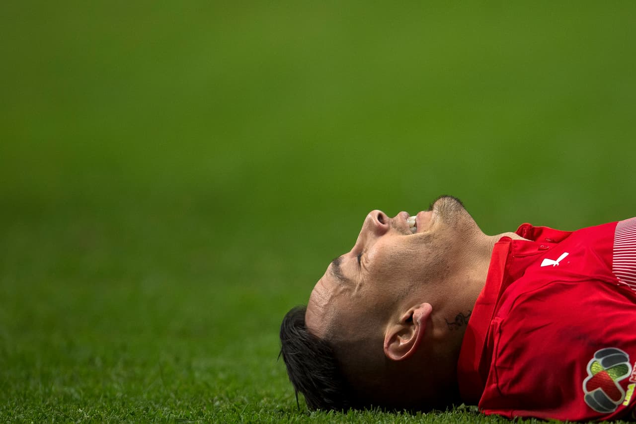 Rubens Sambueza fue de lo mejor del equipo escarlata al ataque.