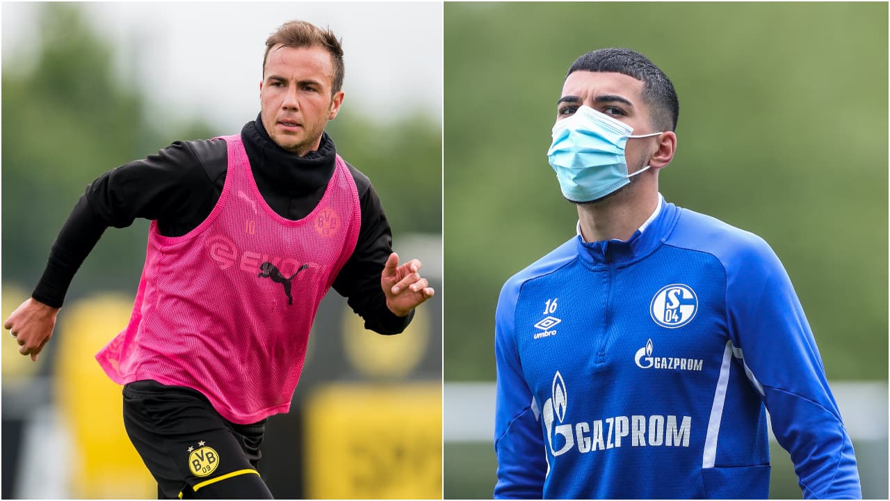 Ambos conjuntos han estado entrenando bajo las medidas sanitarias debidas en el retorno del futbol en Alemania.