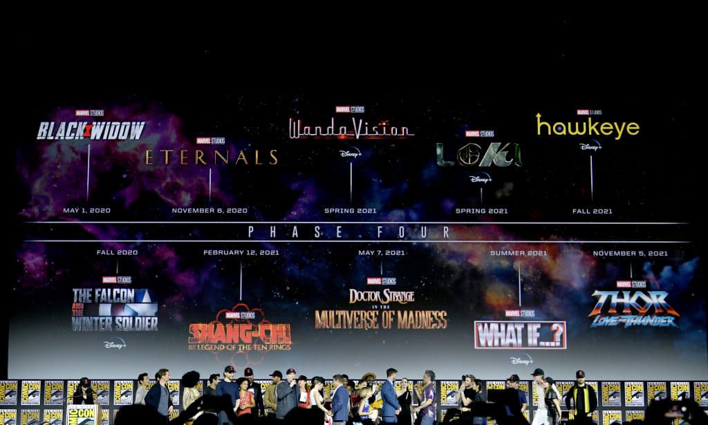 Disney ha anunciado los retrasos de 6 películas diferentes de MCU previstas para 2022 y 2023.