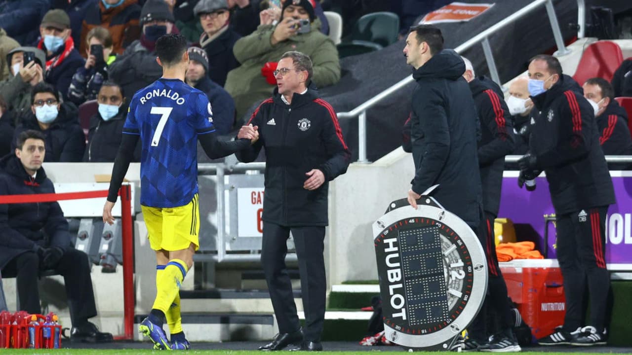 El mensaje del DT del Manchester United para CR7 tras su berrinche 