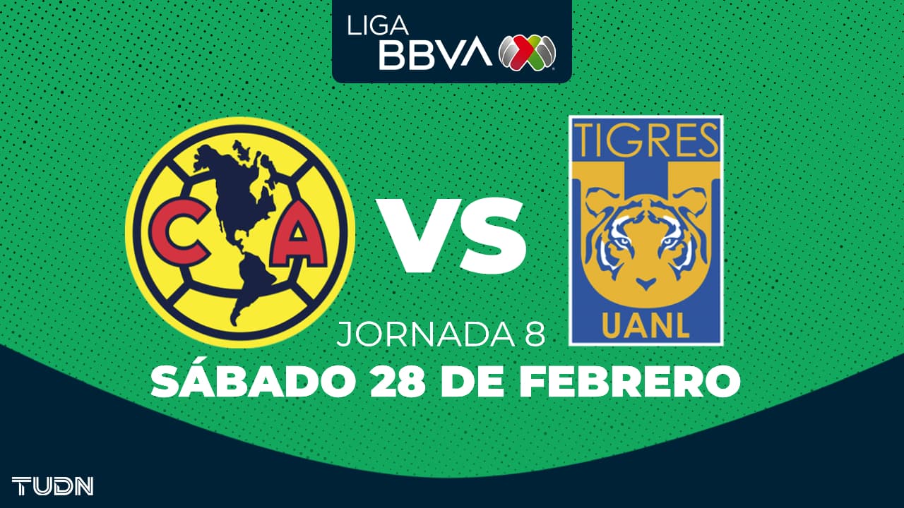 América vs. Tigres: horario y dónde ver el partido de la Jornada 8 del Clausura 2026