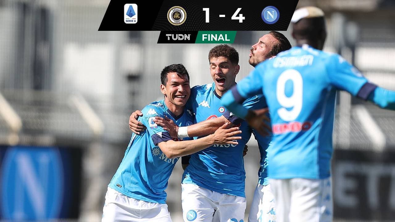 Con un gol de Chucky, Napoli gana y está en zona de Champions