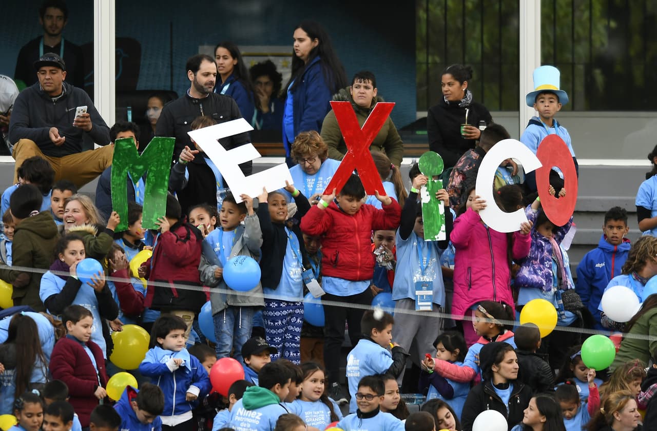 La afición mexicana se dio cita en el estadio Charrúa de Montevideo para la Gran Final.