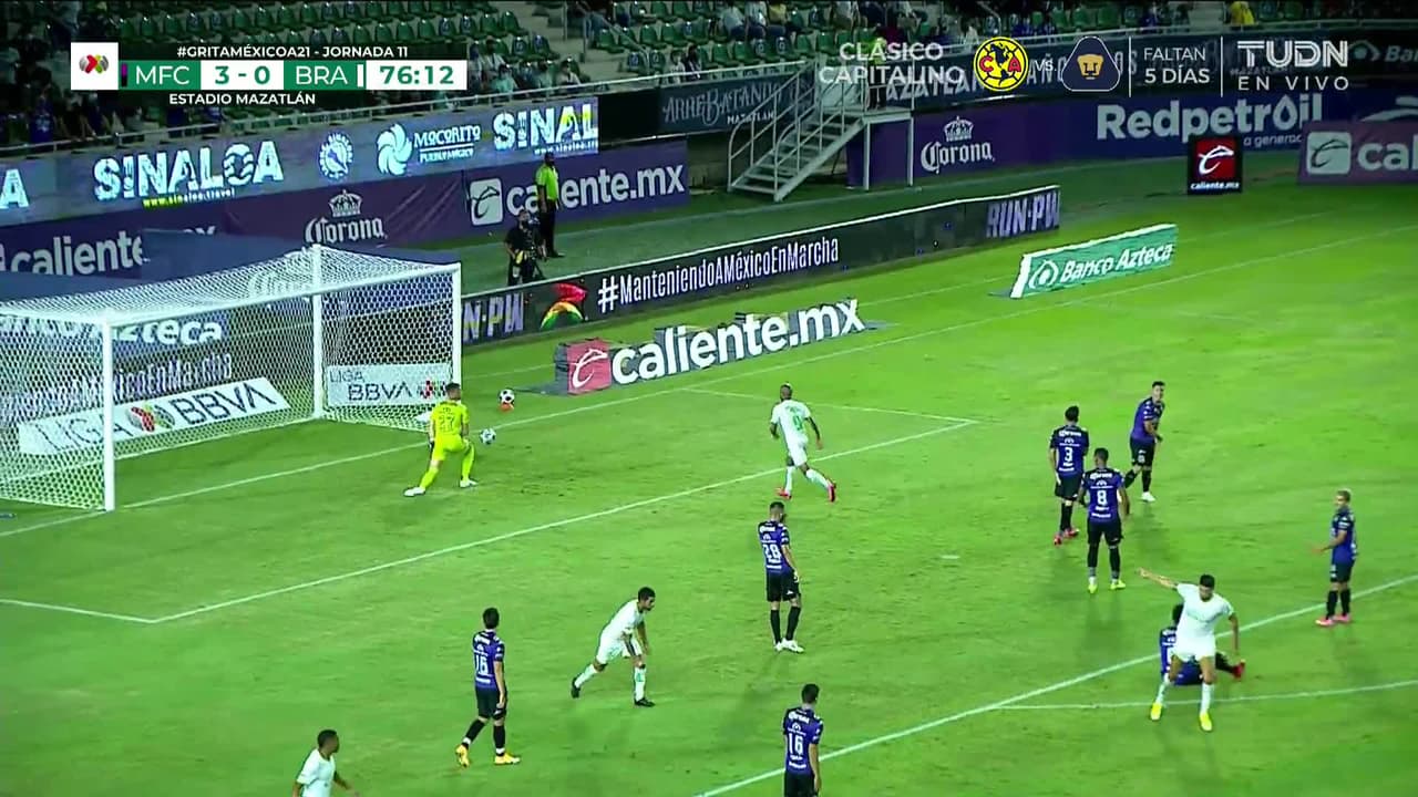 ¡GOL!  anota para FC Juárez. Pedro Raúl Garay da Silva