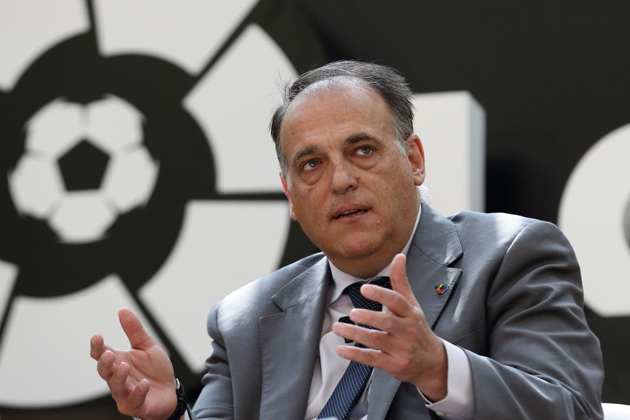 Tebas revela posibles fechas de regreso de LaLiga y Champions