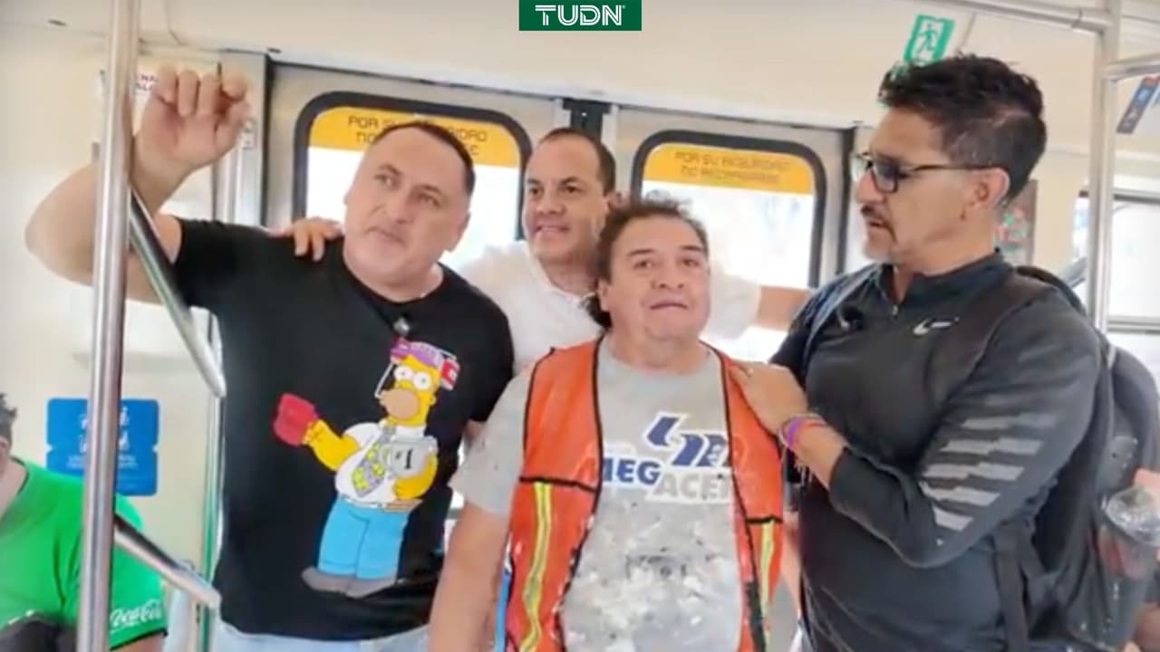 Cuauhtémoc Blanco y su reacción al subirse al metro 30 años después