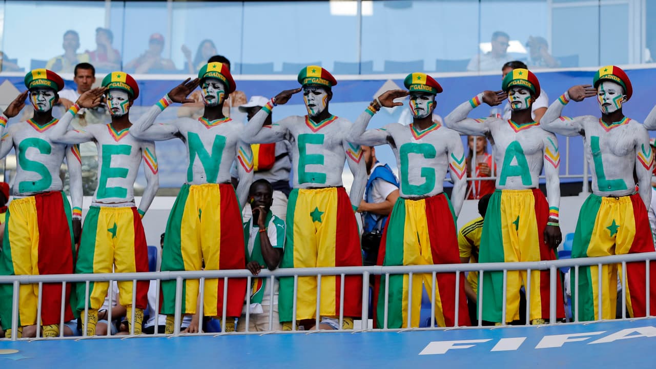 La alegría y el colorido encendió la fiesta del duelo de Colombia y Senegal, partido definitivo en la clasificación a octavos de finl por el grupo H del Mundial de Rusia 2018.