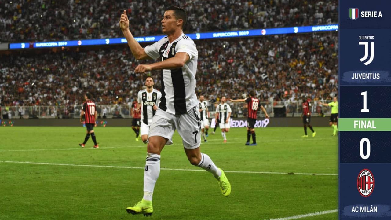 Con un gol suyo, Cristiano logra su primer título con la Juventus