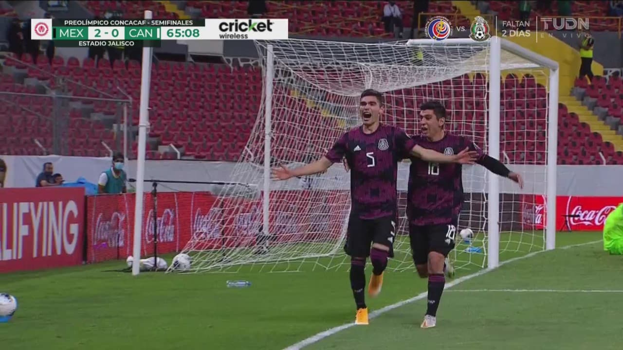 ¡Segundo golpe! Johan Vásquez anota el 2-0 tras doble remate