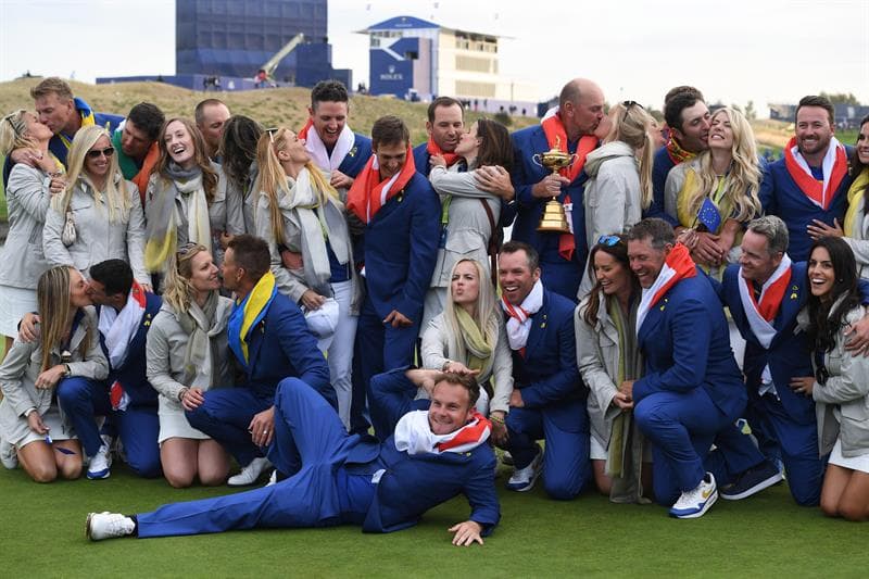 El equipo de Europa se impuso con categoría de local en Le Golf National en las afueras de París en la Ryder Cup contra Estados Unidos.