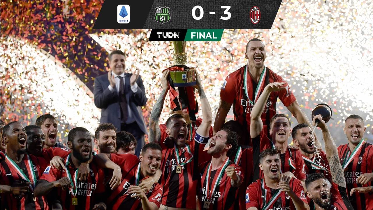 ¡Se acabó la sequía! Milan campeón de Italia 11 años después