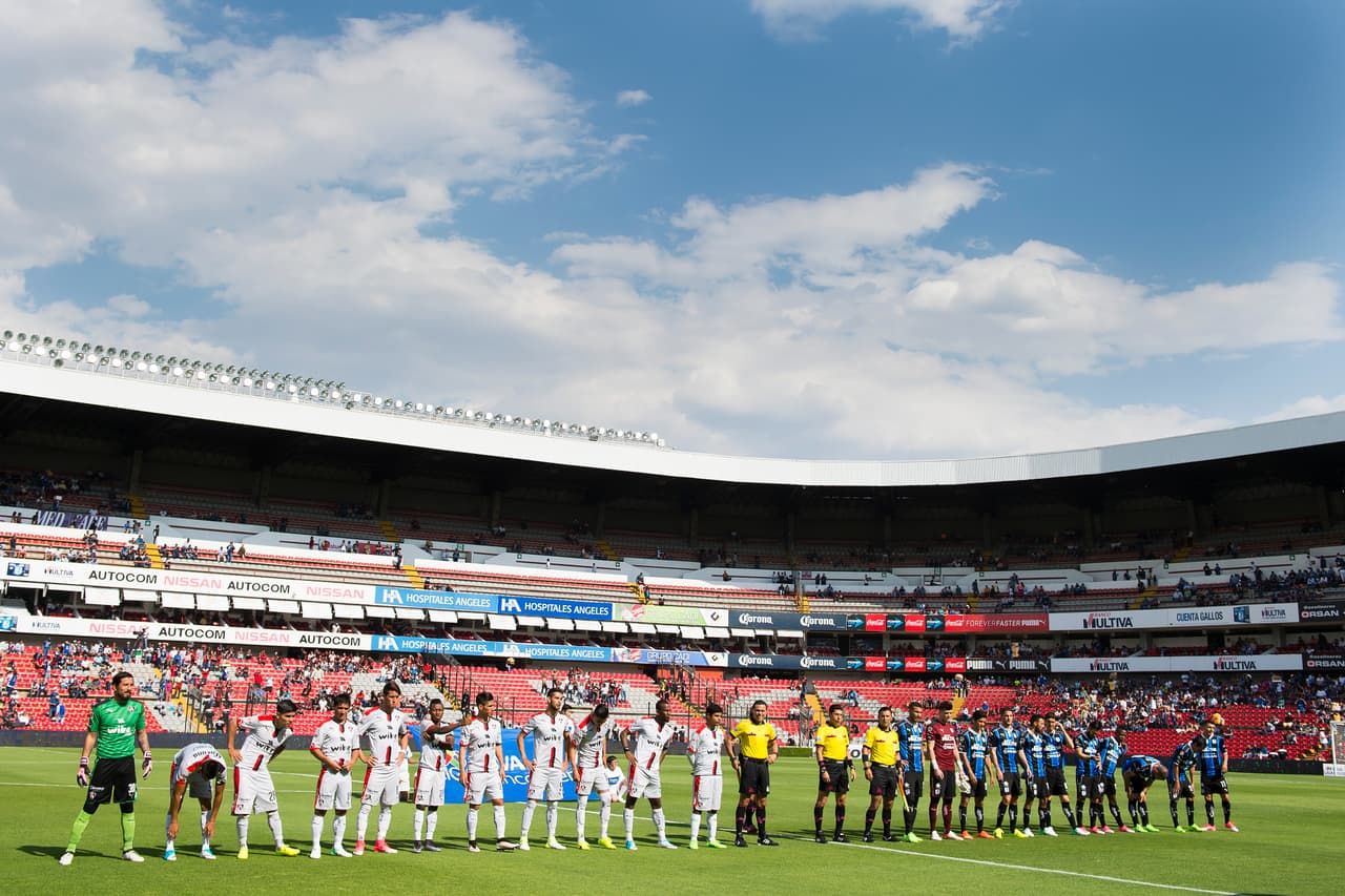 El Estadio Corregidora está listo para que comiencen las acciones.