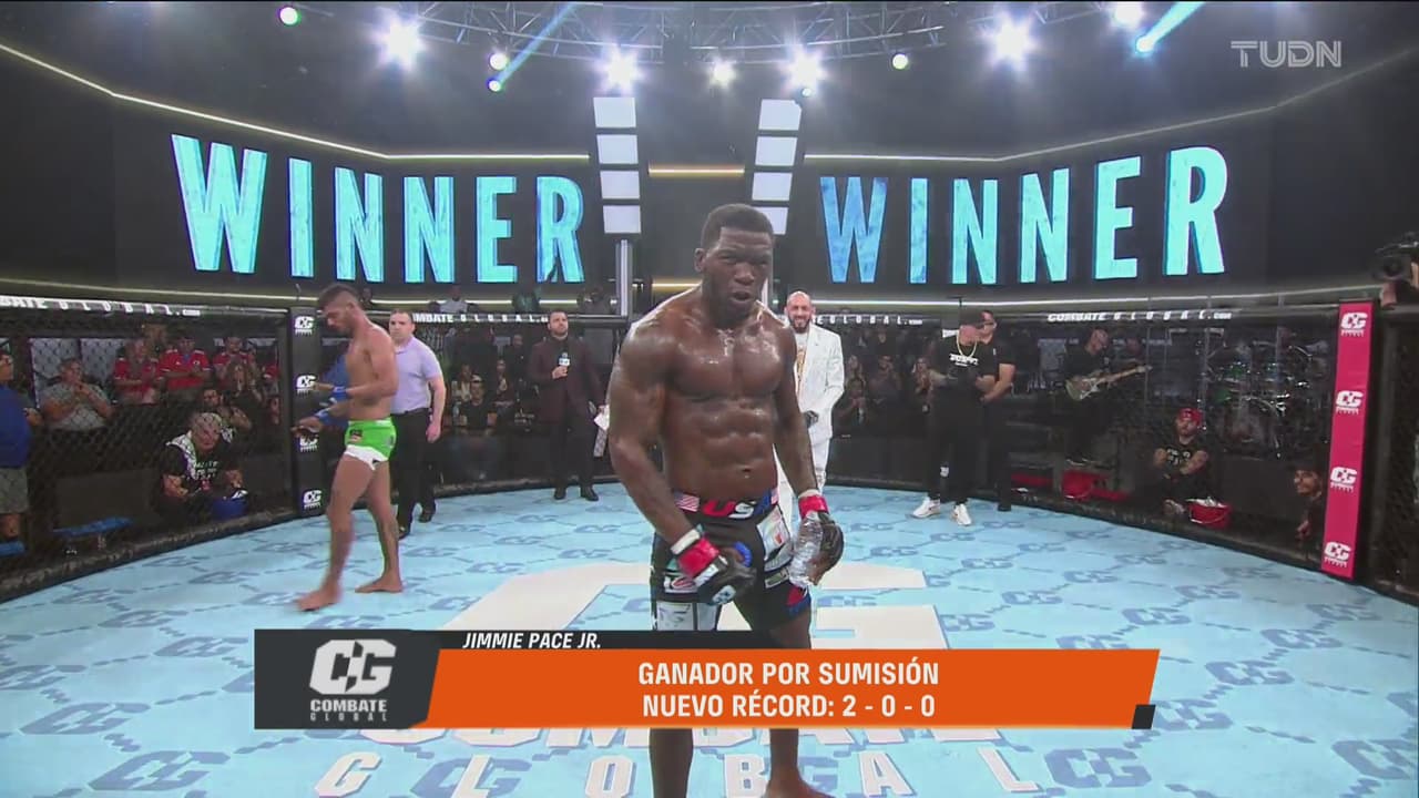 Jimmie Pace da la cara por Estados Unidos en pelea estelar de Combate Global