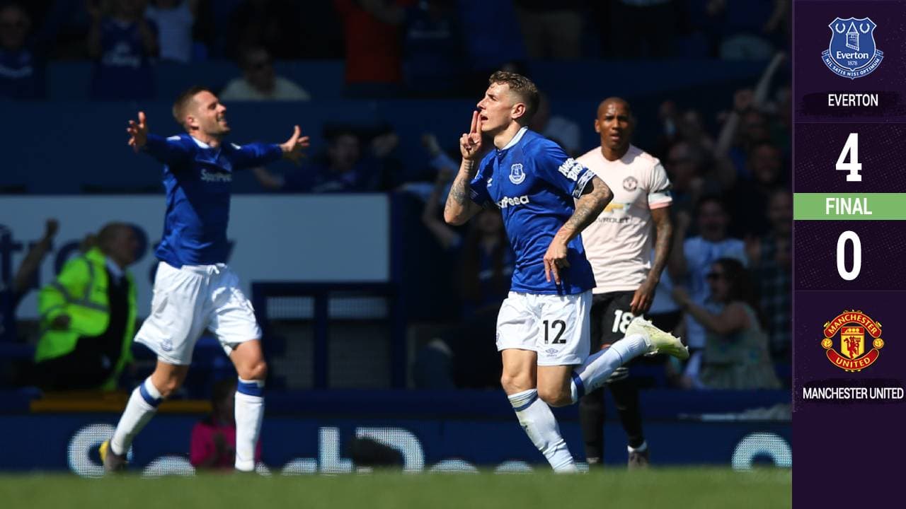 ¡Depresión post Champions! El Everton le pega goleada ‘marca diablo’ al Manchester United
