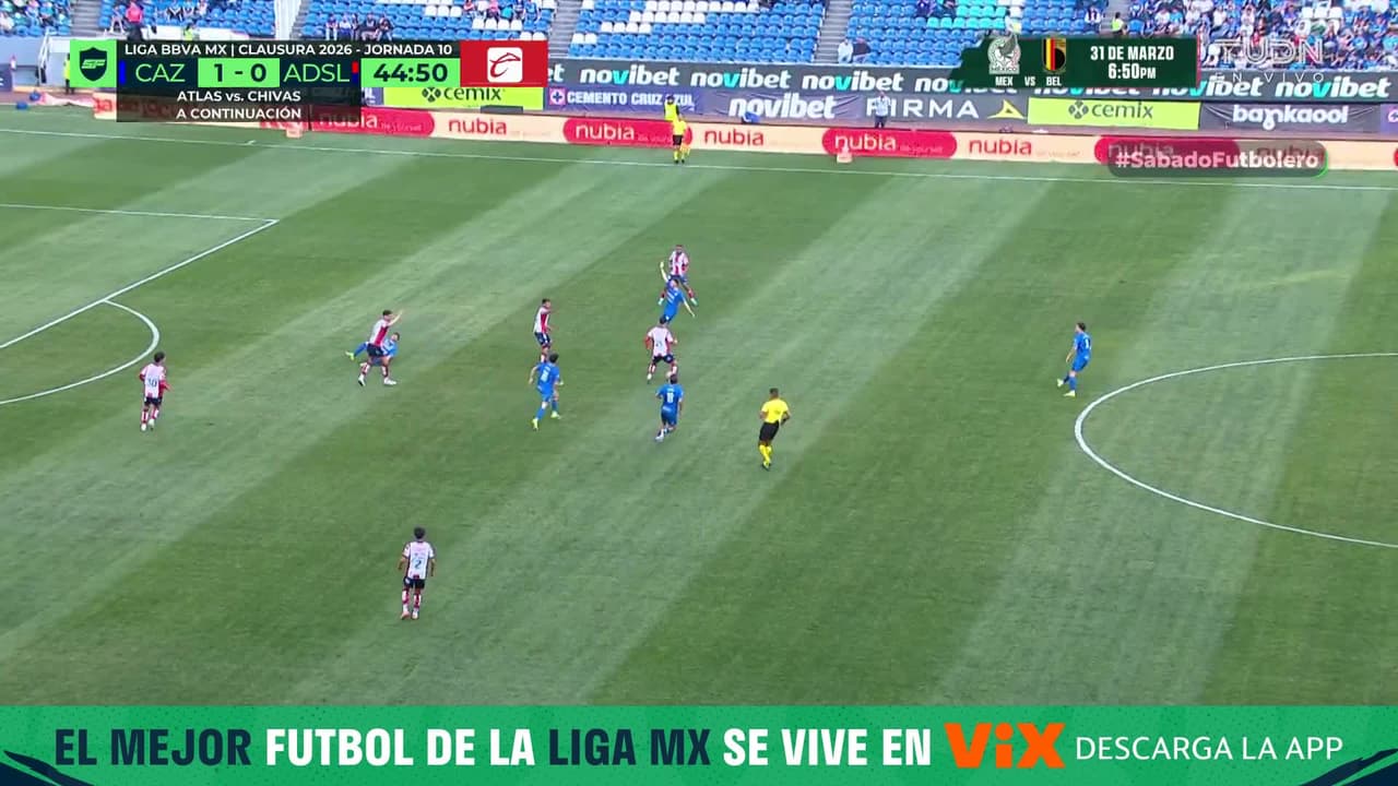 ¡Tarjeta roja directa para Águila! El central de San Luis casi rompe a Nico Ibáñez