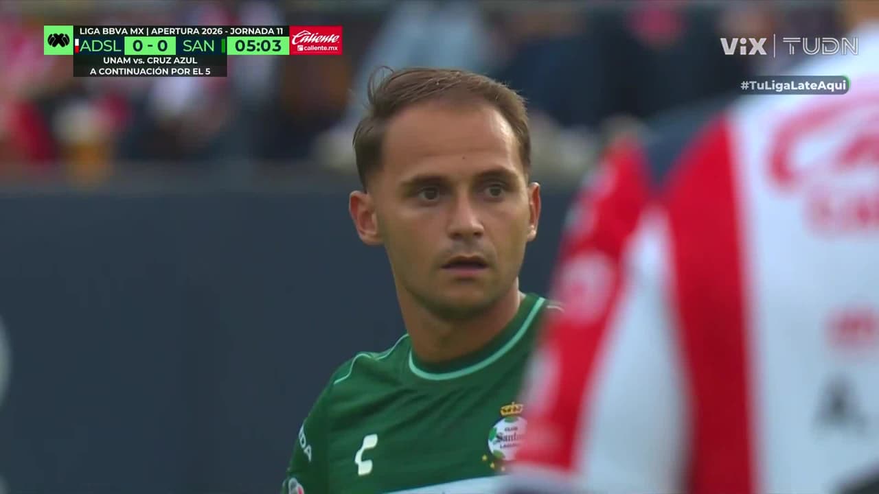 ¡Si este tiro libre en el San Luis vs. Santos entra le da la vuelta al mundo!