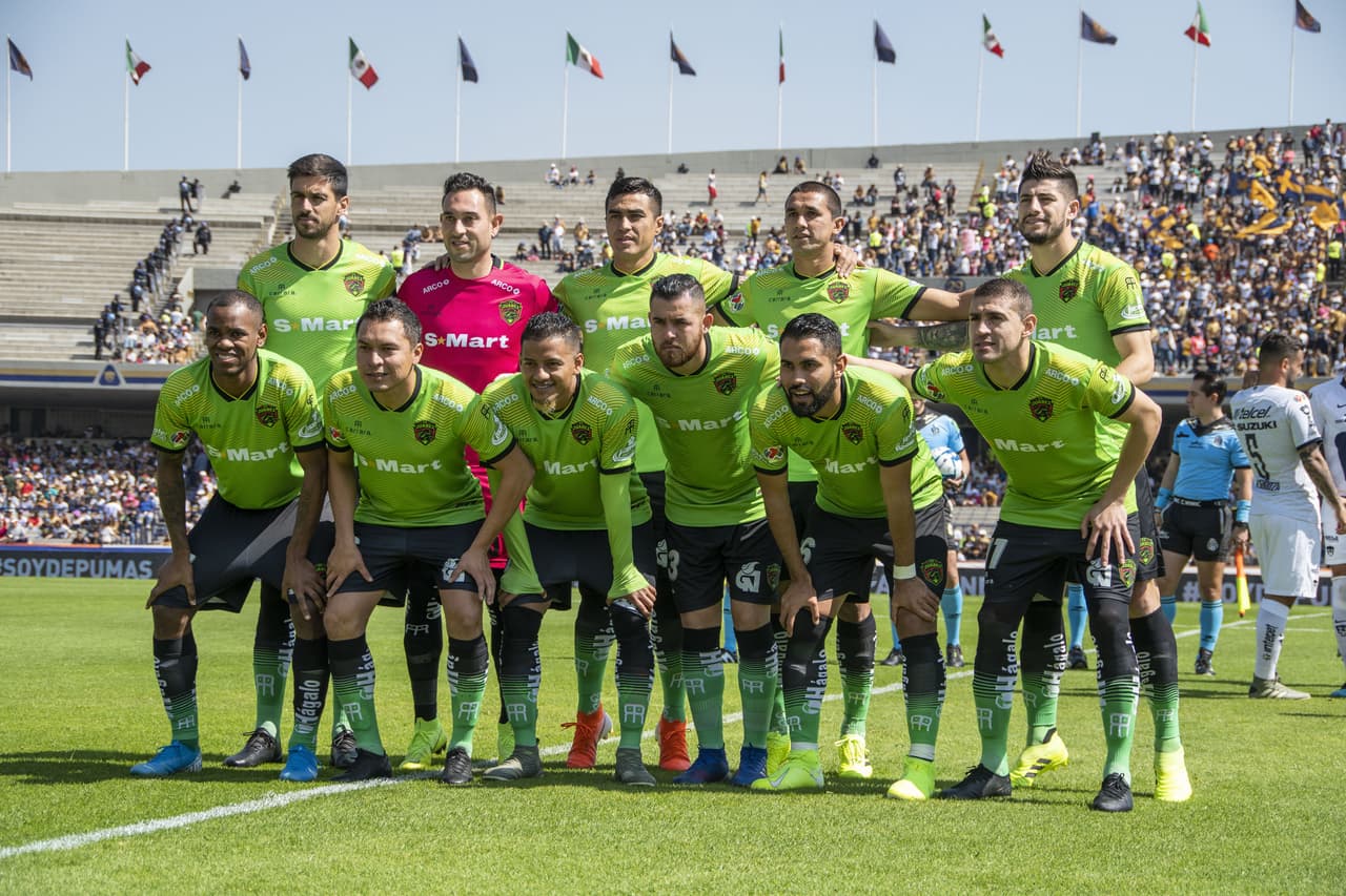 FC Juárez en la parte baja de la tabla general.