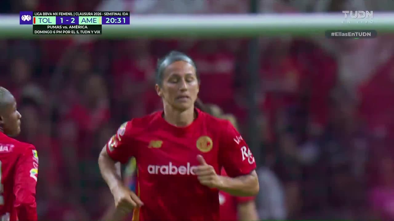 ¡Toluca responde en el Infierno! Abby Erceg acerca a las Diablas en el marcador