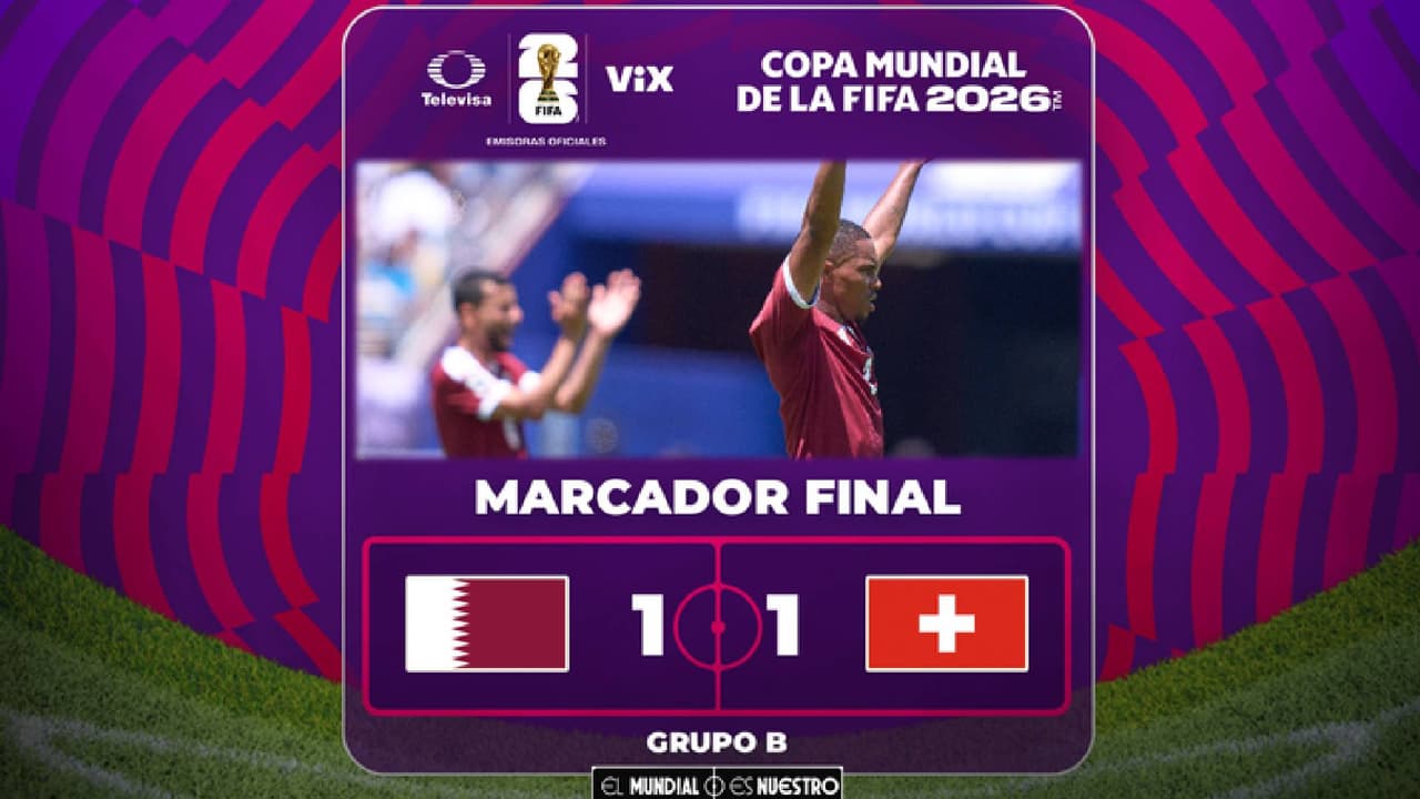 ¡Sorpresa! Catar rescata empate de último minuto ante Suiza
