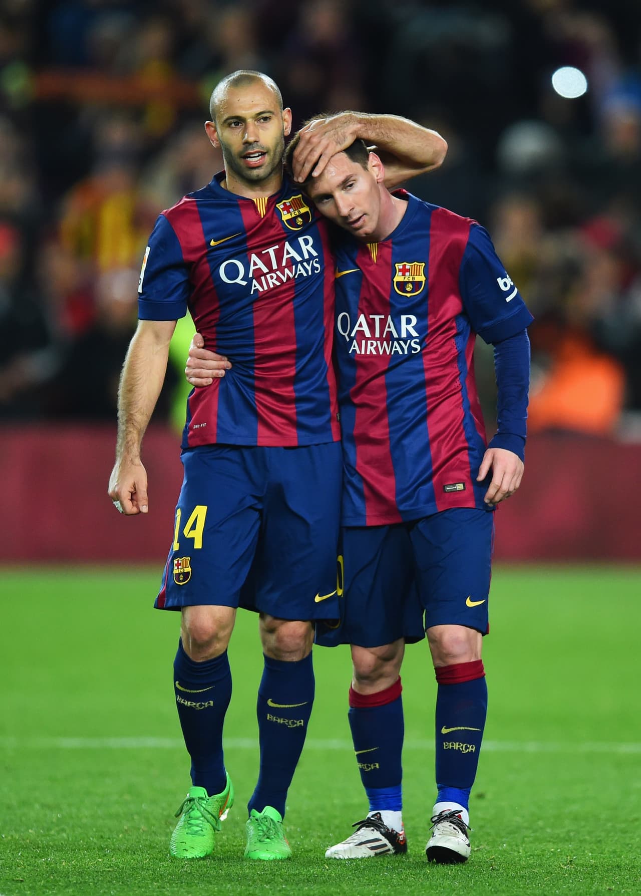 En el plantel del Barcelona, Mascherano llegó a ser considerado como uno de los pilares junto a Lionel Messi.