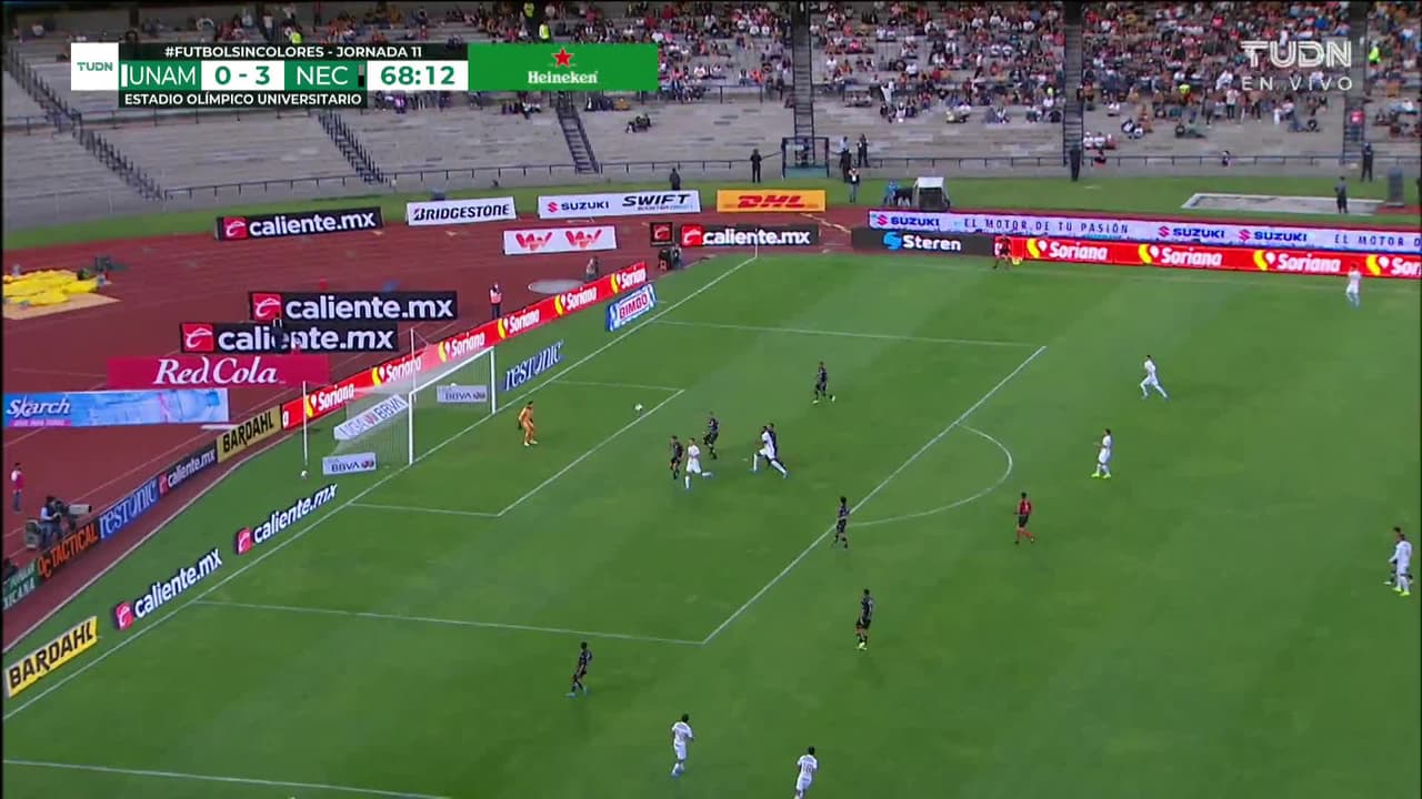 ¡GOOOL! Diogo anota para Pumas UNAM.