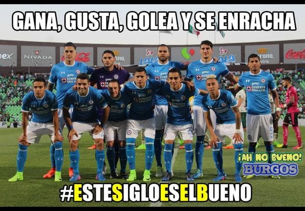 Las redes sociales critican el entusiasmo cementero tras eliminar a Santos Laguna de la Copa MX y calificarse a las semifinales de la Copa MX.